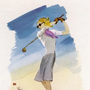 Lady Golfer / 1950 / Advert