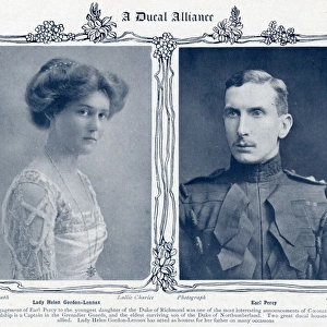 Lady Helen Gordon-Lennox & Earl Alan Percy engagement 1911