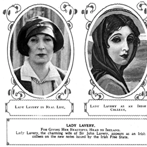 Lady Lavery Photographed and Pictured
