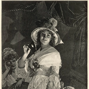 A lady at the opera