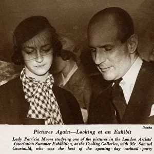 Lady Patricia Moore and Samuel Courtauld