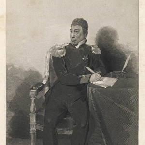 Lafayette, Seated Writing