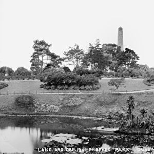 Lake and Obelisk, Phoenix Park, Dublin