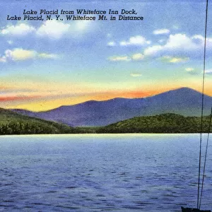 Lake Placid, N. Y. USA - from Whiteface Inn Dock