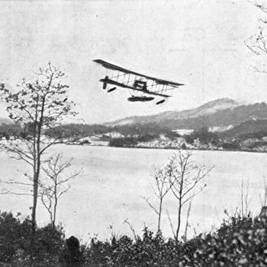 Lakes Waterbird over Lake Windermere in January 1912