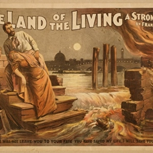 The land of the living a strong drama : by Frank Harvey