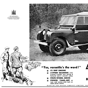 Land Rover advertisement, 1953