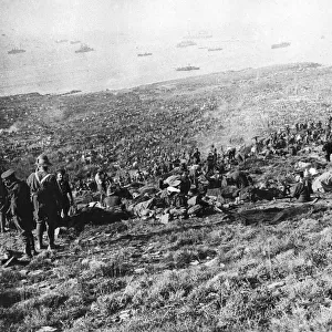 Landing at Suvla Bay, Gallipoli, 1915