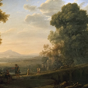 Landscape with Rebekah Taking Leave of her Father