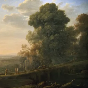 Landscape with Rebekah Taking Leave of her Father