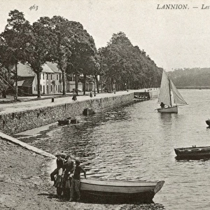 Lannion on the River Legue, France