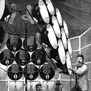 The Lantern of Beachy Head Lighthouse, Sussex, 1884