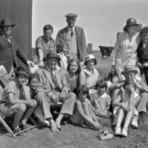 Bexhill-on-Sea Family Outing Print, 1932 Bexhill-on-Sea Family Outing Print, 1932