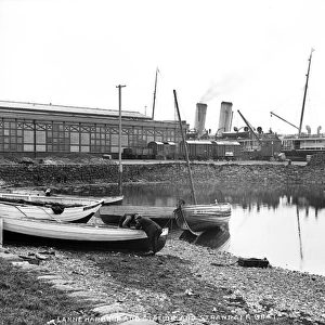 Larne Harbour and Station and Stranraer Boat