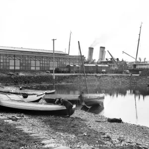 Larne Harbour and Station and Stranraer Boat