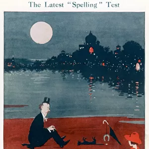 The Latest Spelling Test by William Heath Robinson