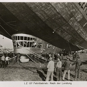 Launch of the LZ-126 Zeppelin - USS Los Angeles