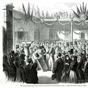 The Laying of the First Stone of the Nursing Home