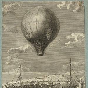 Le ballon de Lyon, nomme le de Flesselles de 120 pieds de ha