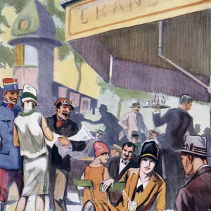 Le Cafe - Au Printemps by W. S. Hutton