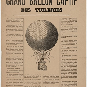 Le grand ballon captif des Tuileries