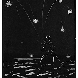 Lead Kindly Light by Bruce Bairnsfather, WW1 cartoon