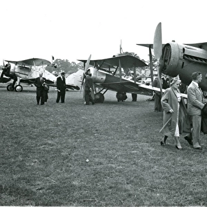 From left: Gloster Gladiator, Sopwith Pup and Bristol Fi?