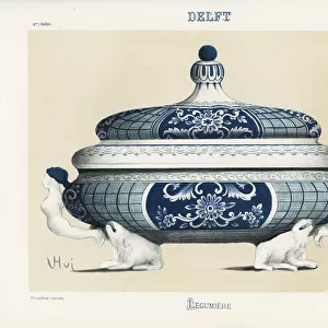 Legumiere or vegetable dish from Delft, Netherlands