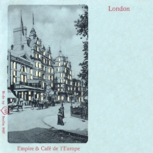 Leicester Square - Empire, Cafe de l Europe, Cafe Cavour