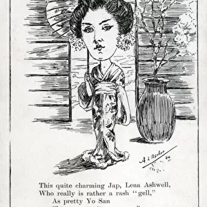 Lena Ashwell as Princess Yo San in The Darling of the Gods Date: circa 1904