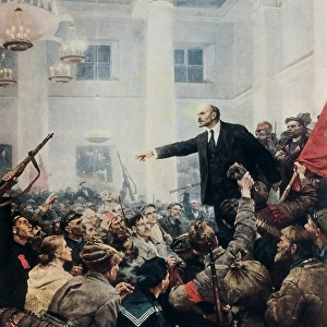 Lenin Giving A Speech