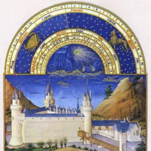 Les Tres Riches Heures du Duc de Berry Print - July 1409