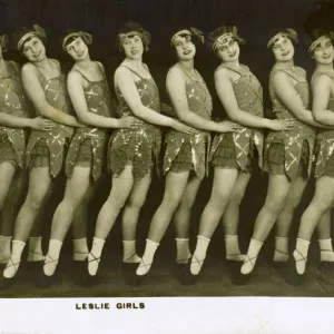 The Leslie Girls dance troupe