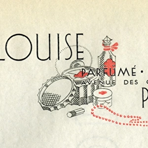 Letterhead design - Louise Perfume, Paris
