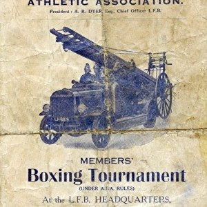 LFB Athletic Association Boxing Tournament programme