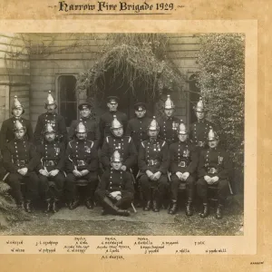 LFB-LCC Harrow Fire Brigade group photo