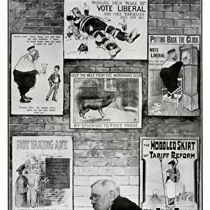 Liberal posters for the General Election, & their artists