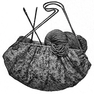 Liberty knitting bag, WW1