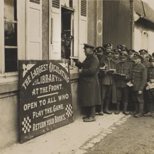 A library for troops on Western Front