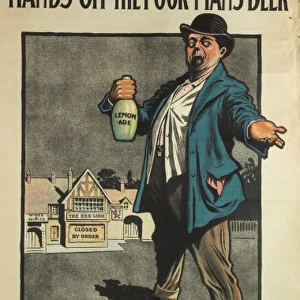 Licensing Bill poster 1908