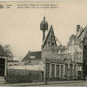 Lier (Lierre), Belgium - Market Place, WW1