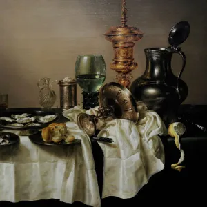 Still Life with a Gilt Cup, 1635, by Willem Claesz Heda (159