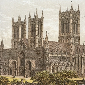 Lincoln Cathedral 1868