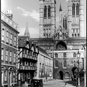Lincoln Cathedral 1940S Lincoln Cathedral 1940S