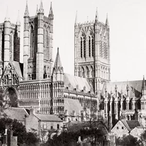 Lincoln Cathedral, Lincolnshire, c. 1870 s