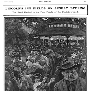 Lincolns Inn Fields, London, 1905