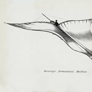 Line-Drawing of Frederick W Breareys Patented Ornithopt?