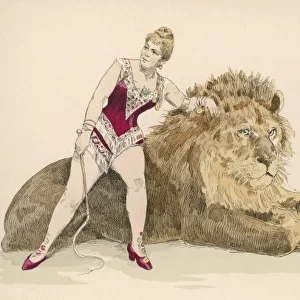 Lion Tamer & her Lion