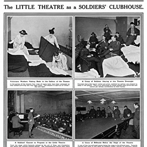 The Little Theatre as a soldiers clubhouse, WW1