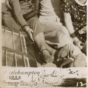 Littlehampton, West Sussex - Friends taking a boat trip